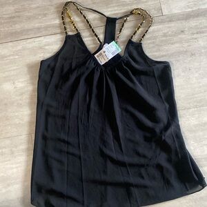 Medium sheer black blouse!